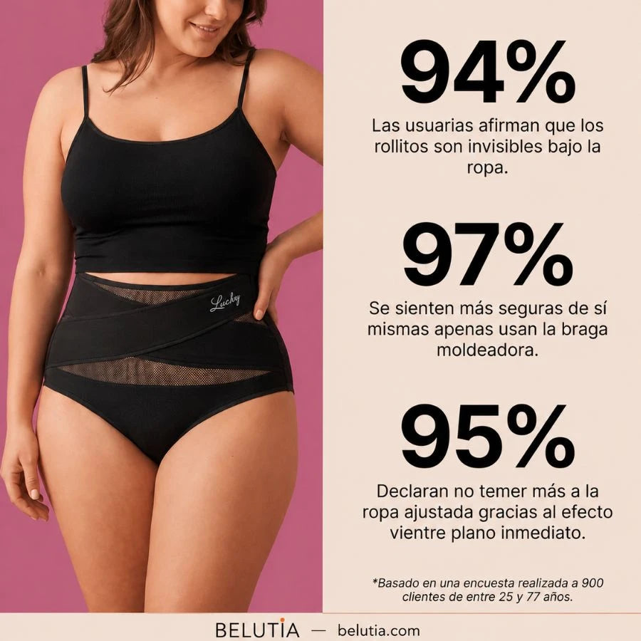 Belutia® Pantaleta Moldeadora Talle Alto – Vientre Plano sin Esfuerzo