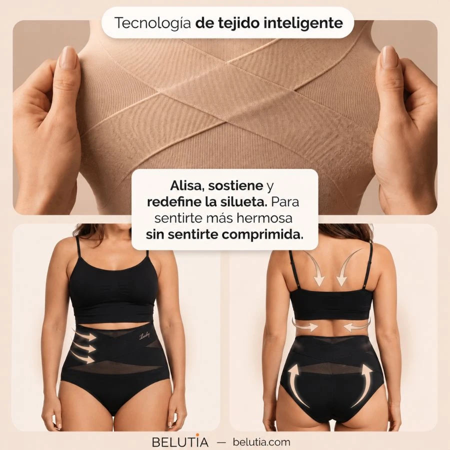 Belutia® Pantaleta Moldeadora Talle Alto – Vientre Plano sin Esfuerzo